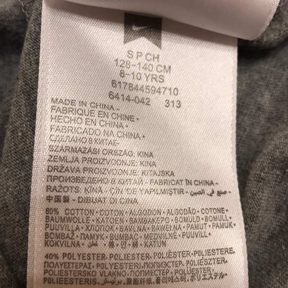 Nike Gray and Green Long Sleeve Shirt Size 8-10 - Picture 6 of 6